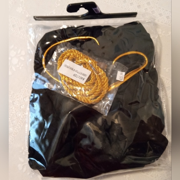 🆕 Womens Egyptian Black & Gold Goddess Dress, Adult Standard, One Size, NWOP - Picture 6 of 6